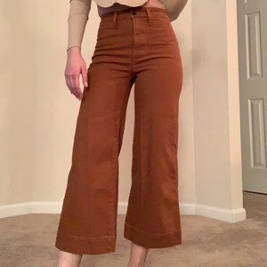 Madewell Emmett Wide Leg Crop Pants